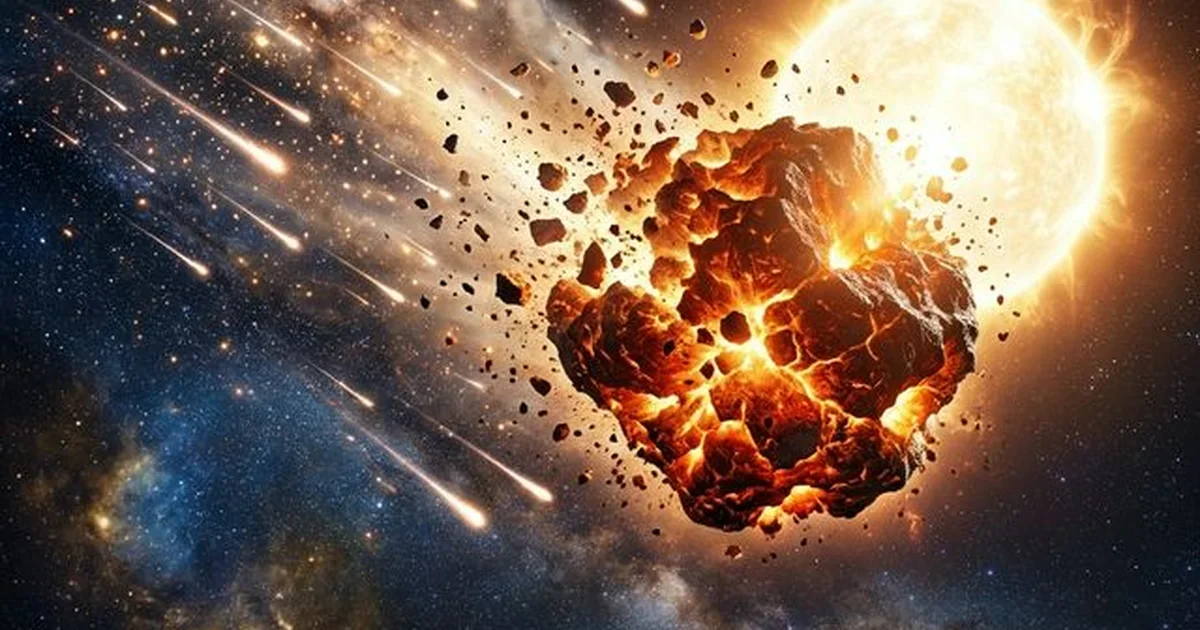 Ανακάλυψη Νέας Βροχής Μετεώρων από Έναν «Μυστηριώδη» Αστεροειδή που Καταρρέει