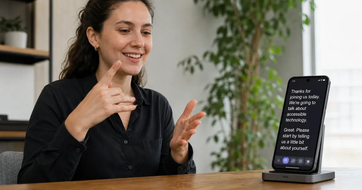 Pixel 11 και DeepMind: μεταγραφή νοηματικής σε κείμενο απευθείας από το κινητό