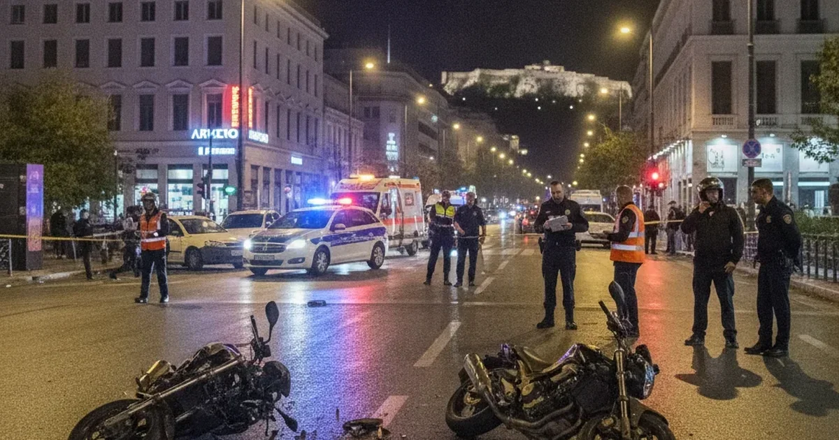 Τρεις νεκροί σε τροχαίο με δύο μοτοσικλέτες στη λεωφόρο Αλεξάνδρας